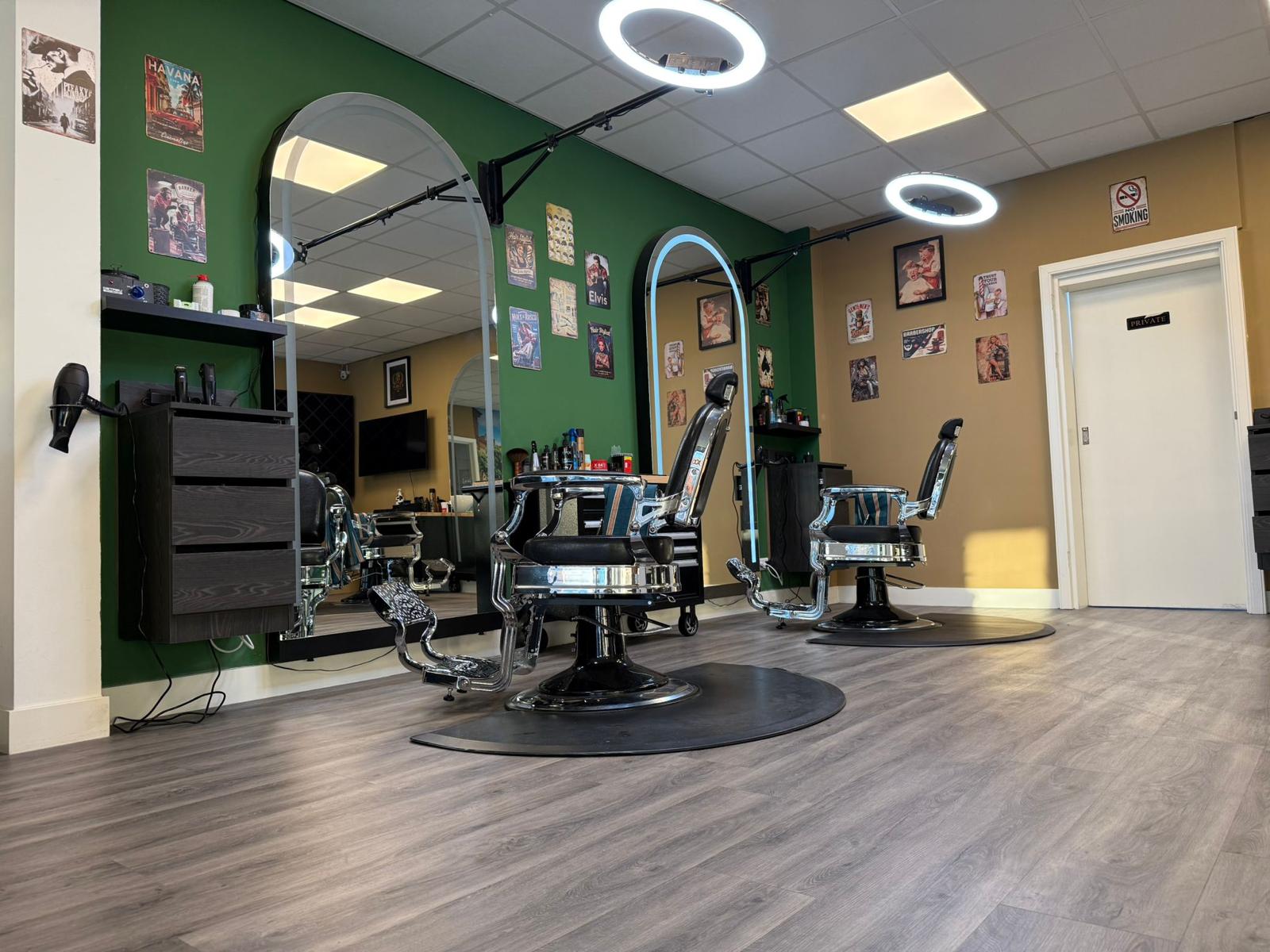 Vintage barber chair