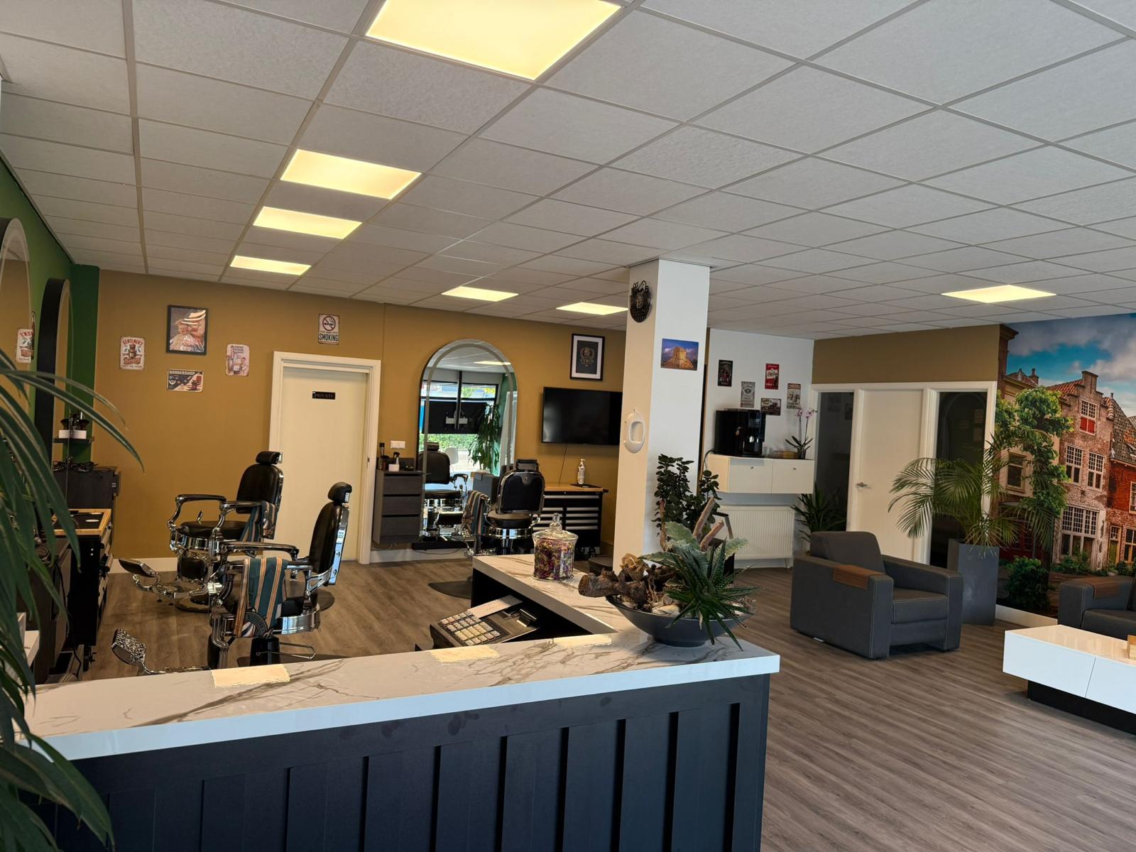 Cyrus Barbershop interior